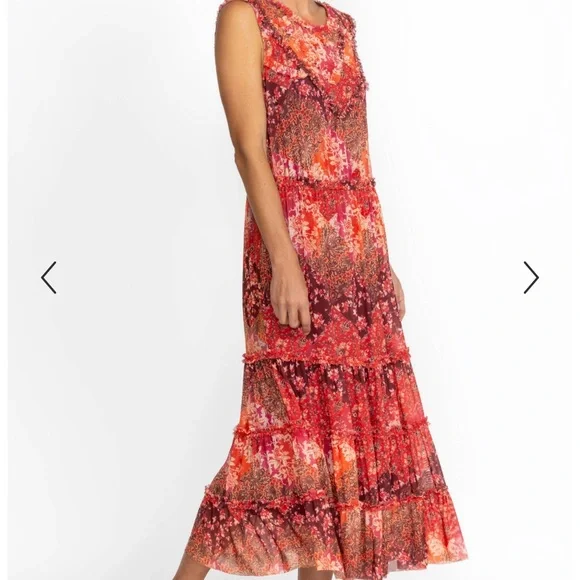 knee length dresses for ladies Johnny Was Loane Mesh Dress  The Colony Shop